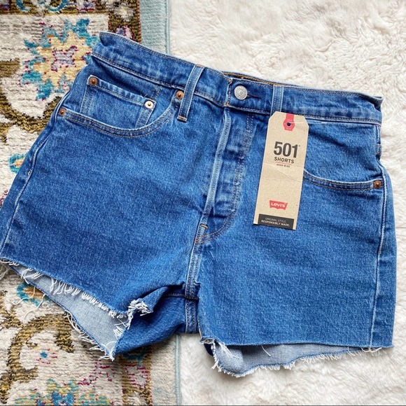 Levi's Pants - 04. Levi’s 501 High-Rise Cut Off Shorts
